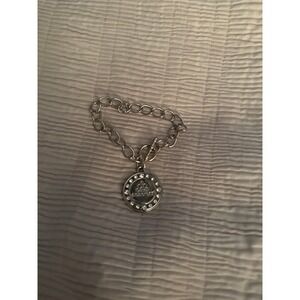 Paparazzi Silver toggle hook bracelet 7"‎